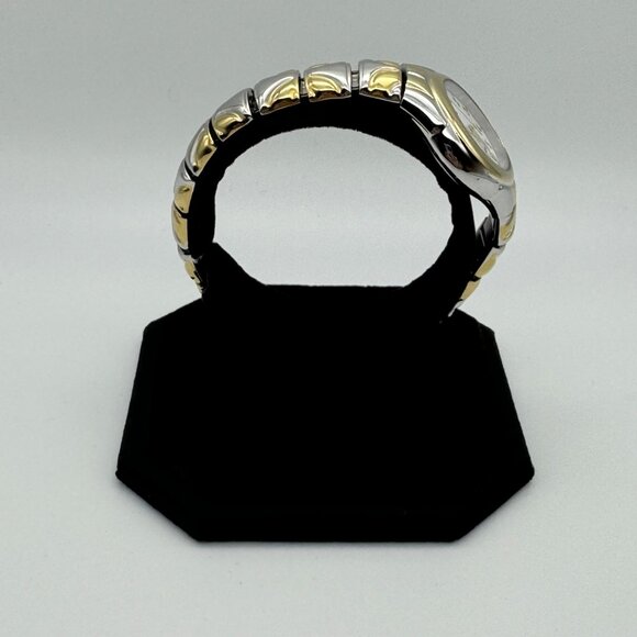 Vintage 1990s TIMEX INDIGLO WATCH Ladies Two Tone Stretch Bracelet Light WR30 - Picture 6 of 10